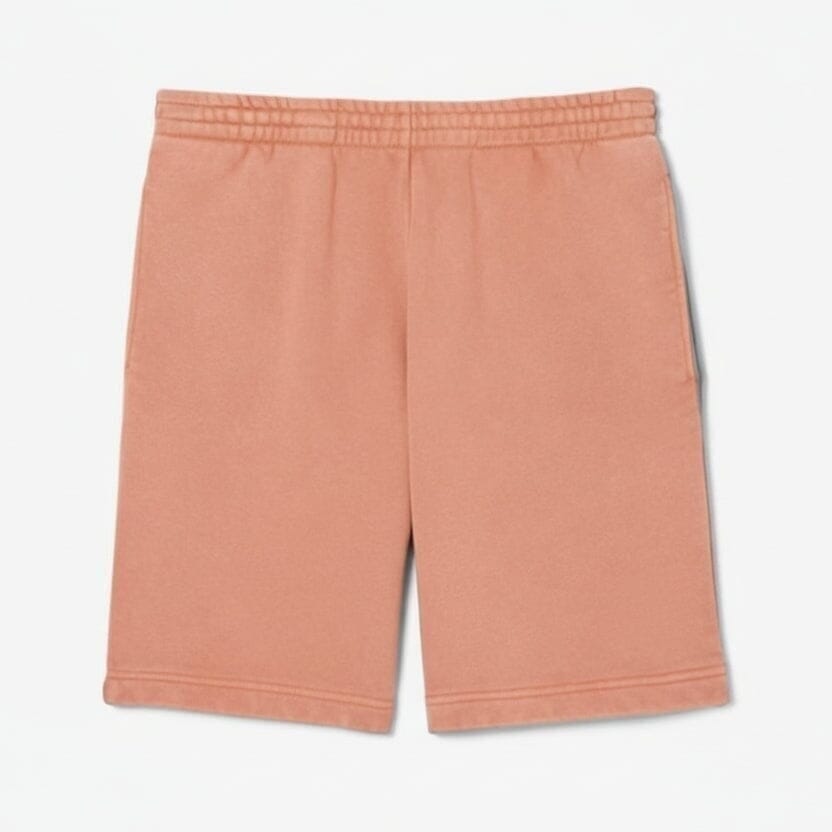 Baumwoll-Fleece Shorts Mit Wascheffekt Vandhlr Terrakottabraun S
