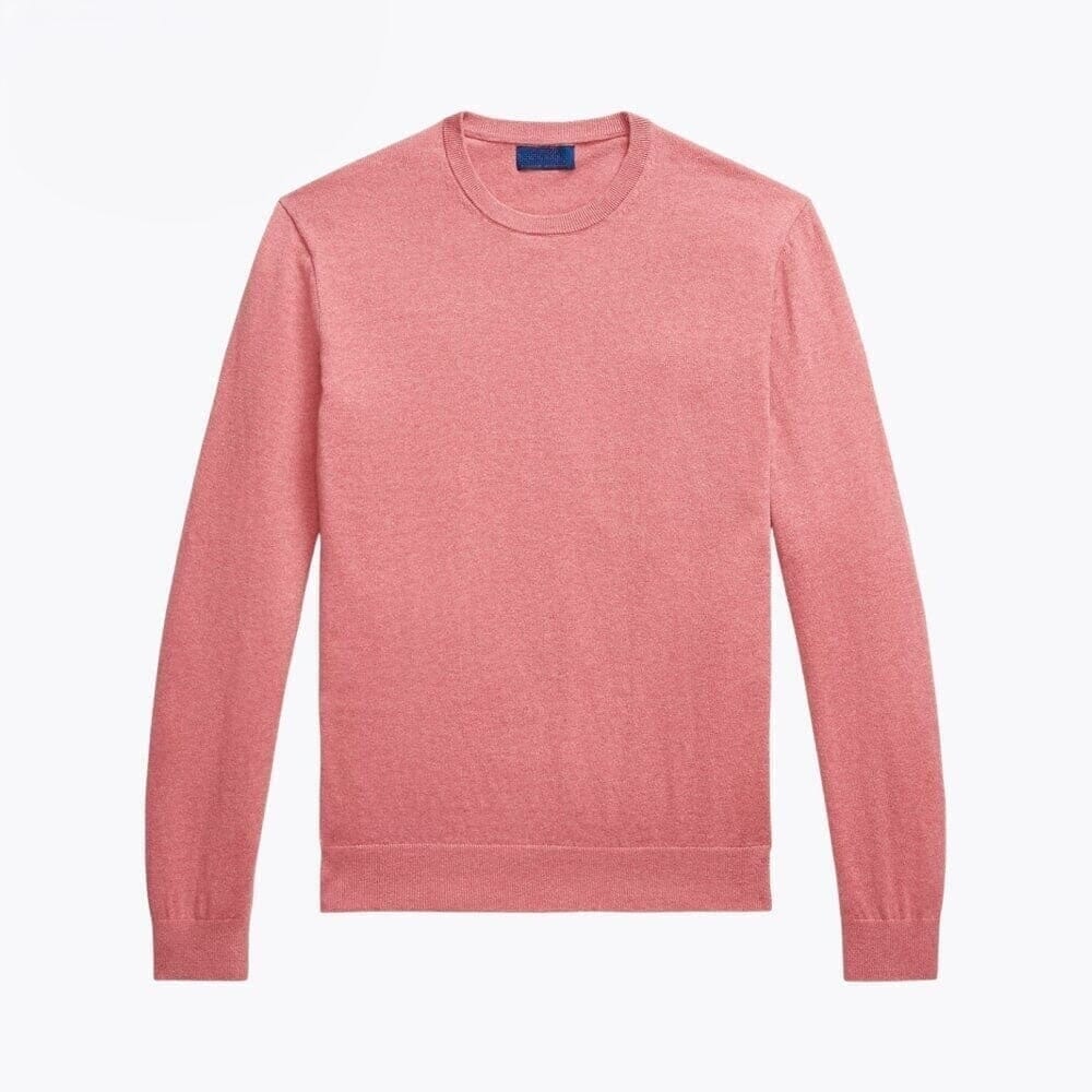 Baumwolle-Kaschmir Rundhals Pullover Vandhlr Erdbeer Gelato S