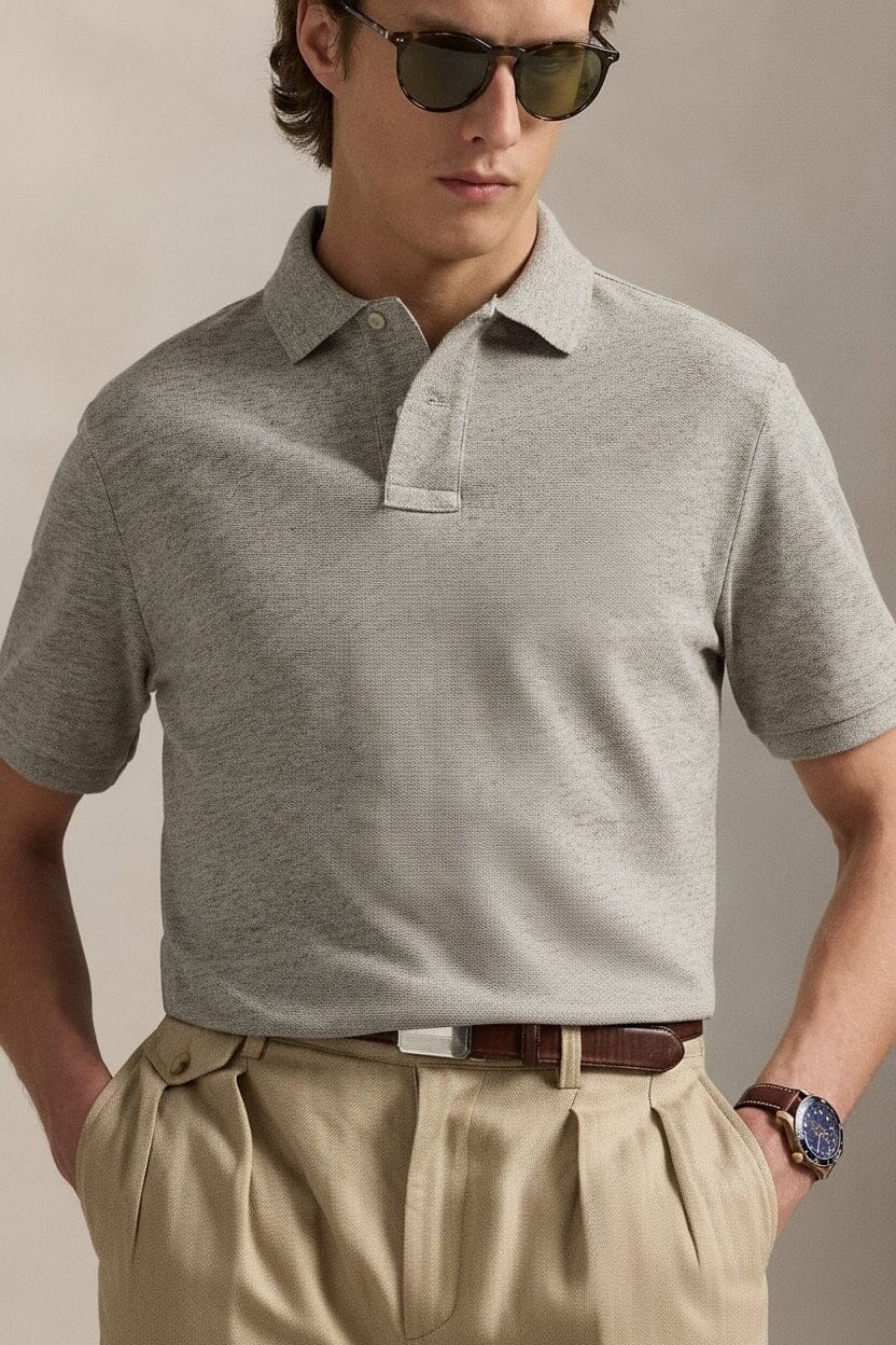 Classic Fit Polo Bear Mesh Poloshirt Vandhlr