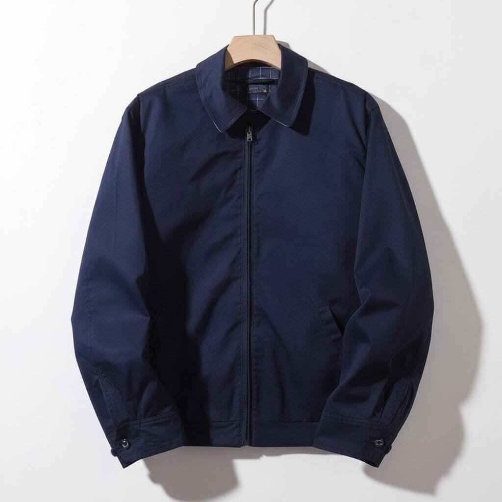 Klassische Modern Bomberjacke Vandhlr Blau S