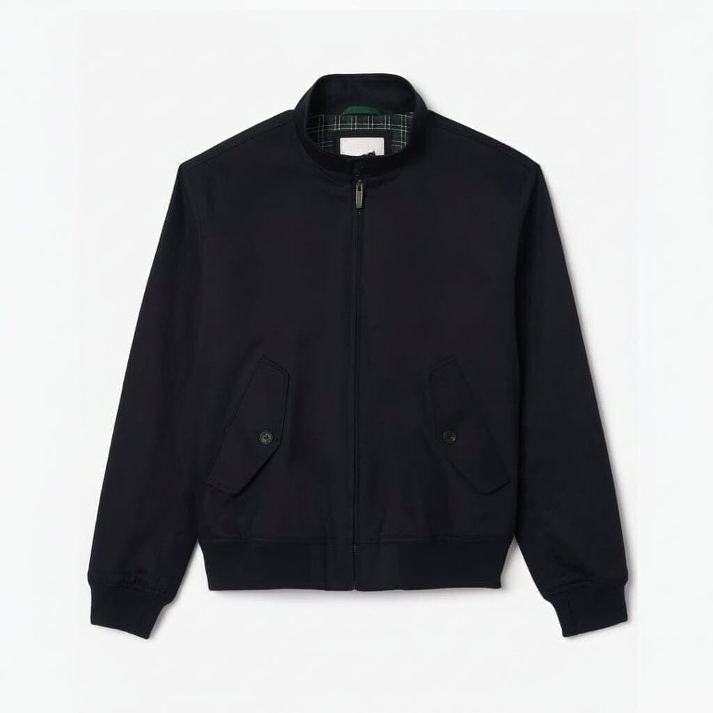 Wasserabweisende Twill Harrington Jacke Vandhlr Marineblau S