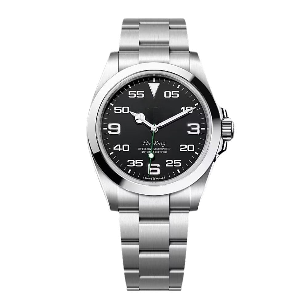 AIR-King 126900 "schwarzes Zifferblatt" Vandhlr 
