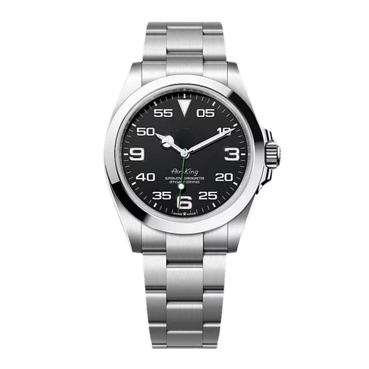 AIR-King 126900 "schwarzes Zifferblatt" Vandhlr 
