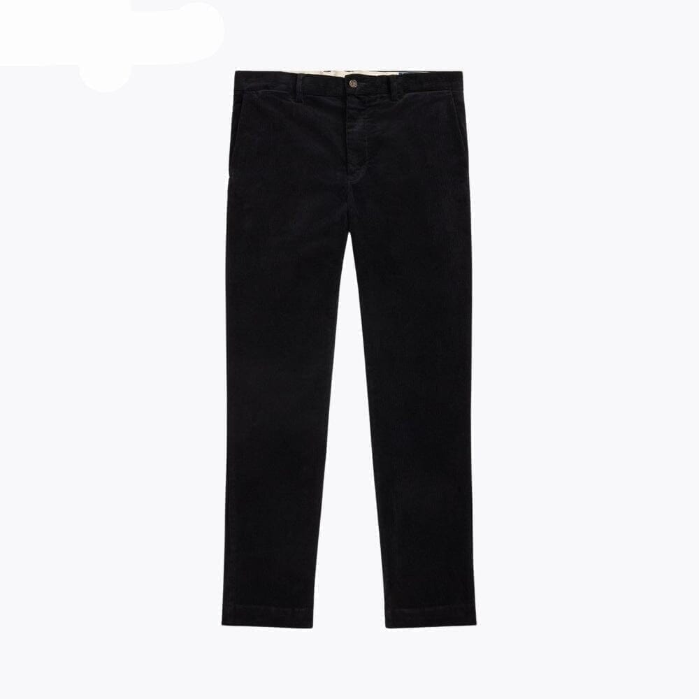 Andover Slim Fit Stretch Cord-Hose Vandhlr Schwarz 28 