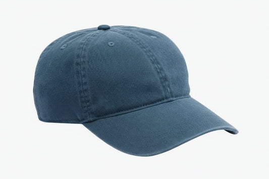 Baseball Cap Aus Gewaschener Baumwoll-Twill Vandhlr Mineralblau 