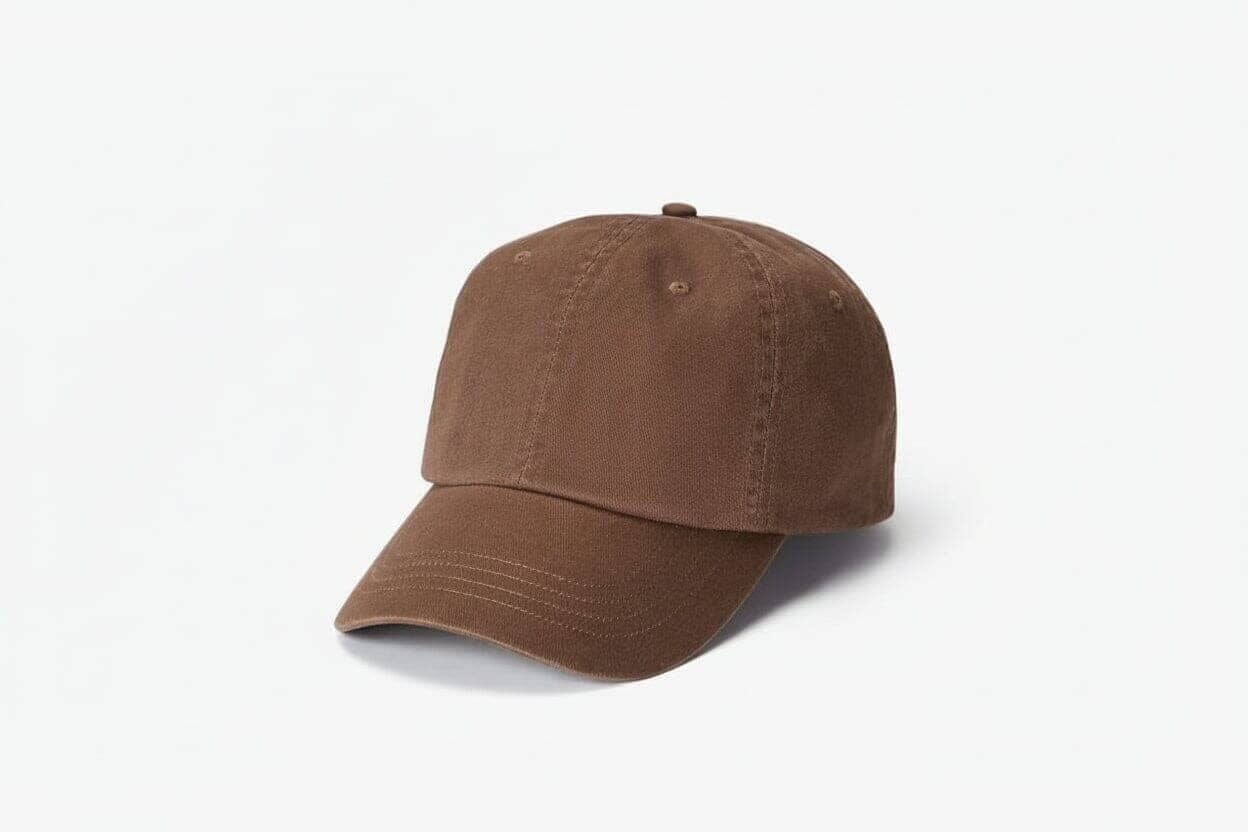 Baumwoll-Chino Baseball Cap Vandhlr Braun 