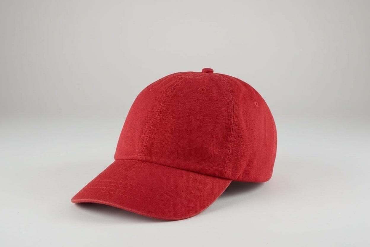 Baumwoll-Chino Baseball Cap Vandhlr Rot 
