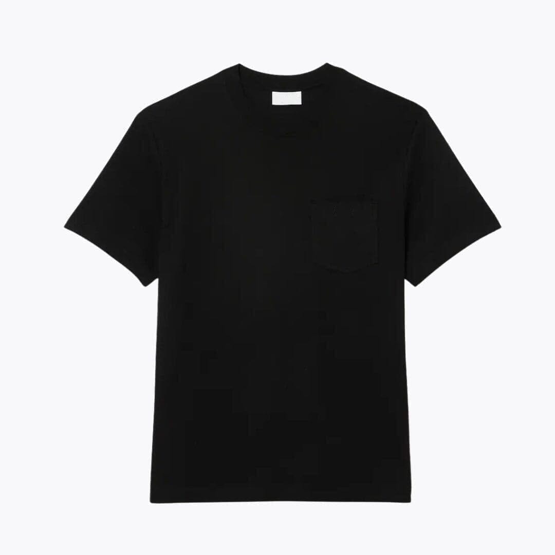 Baumwoll-T-Shirt Mit Brusttasche Vandhlr Schwarz S 