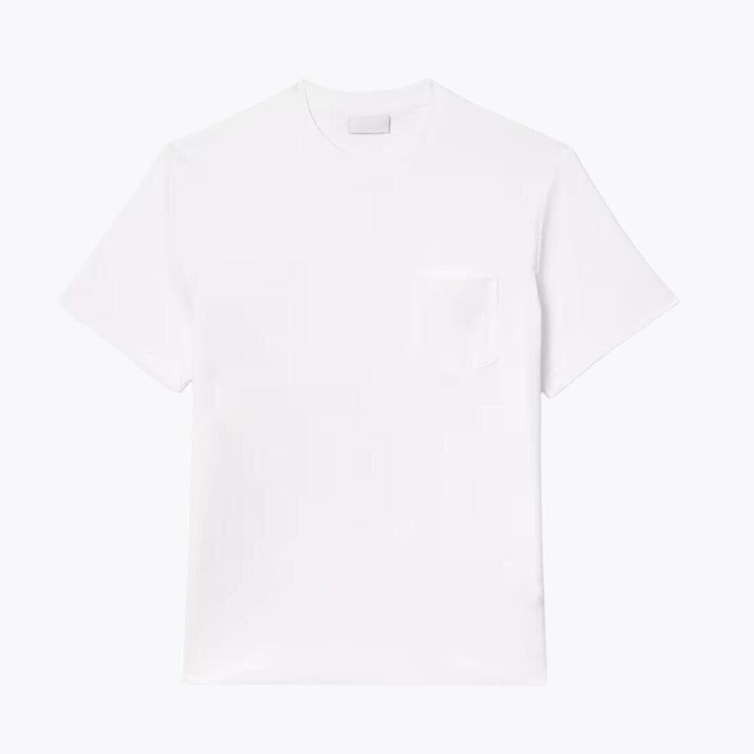 Baumwoll-T-Shirt Mit Brusttasche Vandhlr Weiß S 