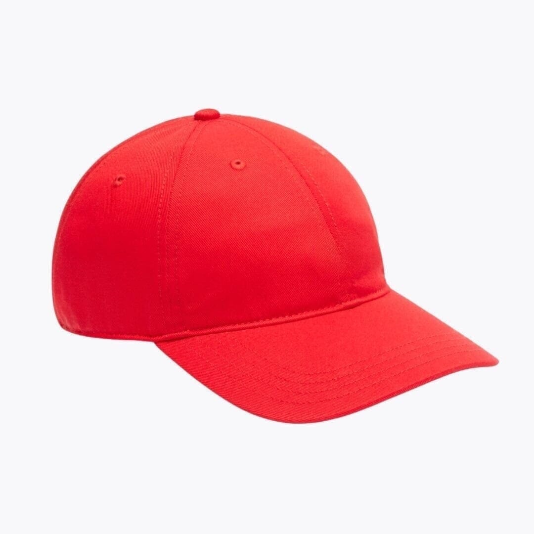 Baumwoll-Twill Kappe Vandhlr Rot 
