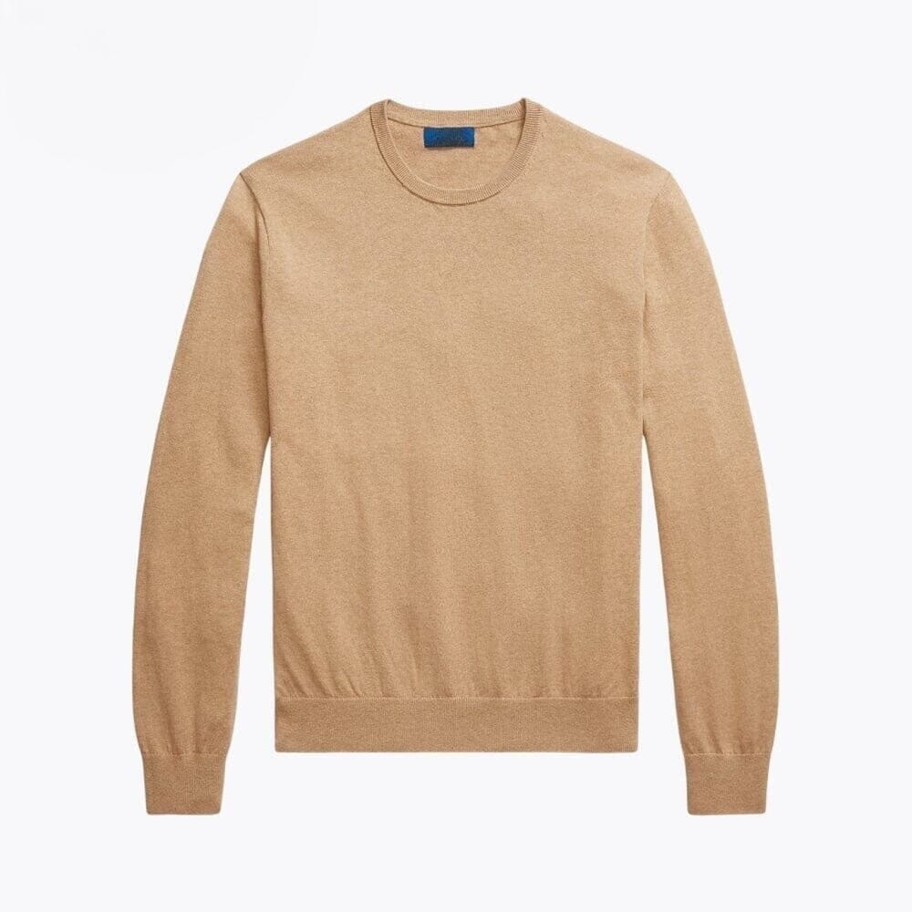 Baumwolle-Kaschmir Rundhals Pullover Vandhlr Karamell S 