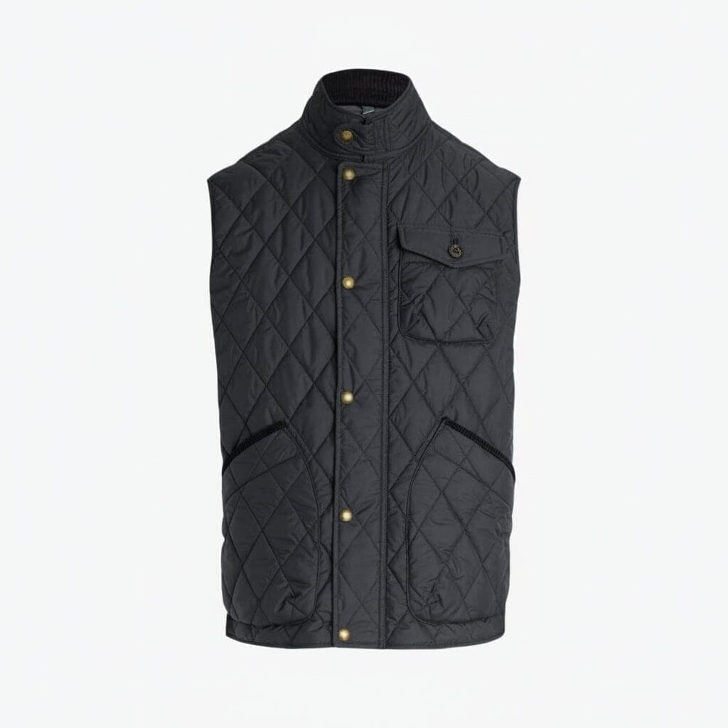 Beaton Gesteppte Utility-Weste Vandhlr Polo Schwarz S 