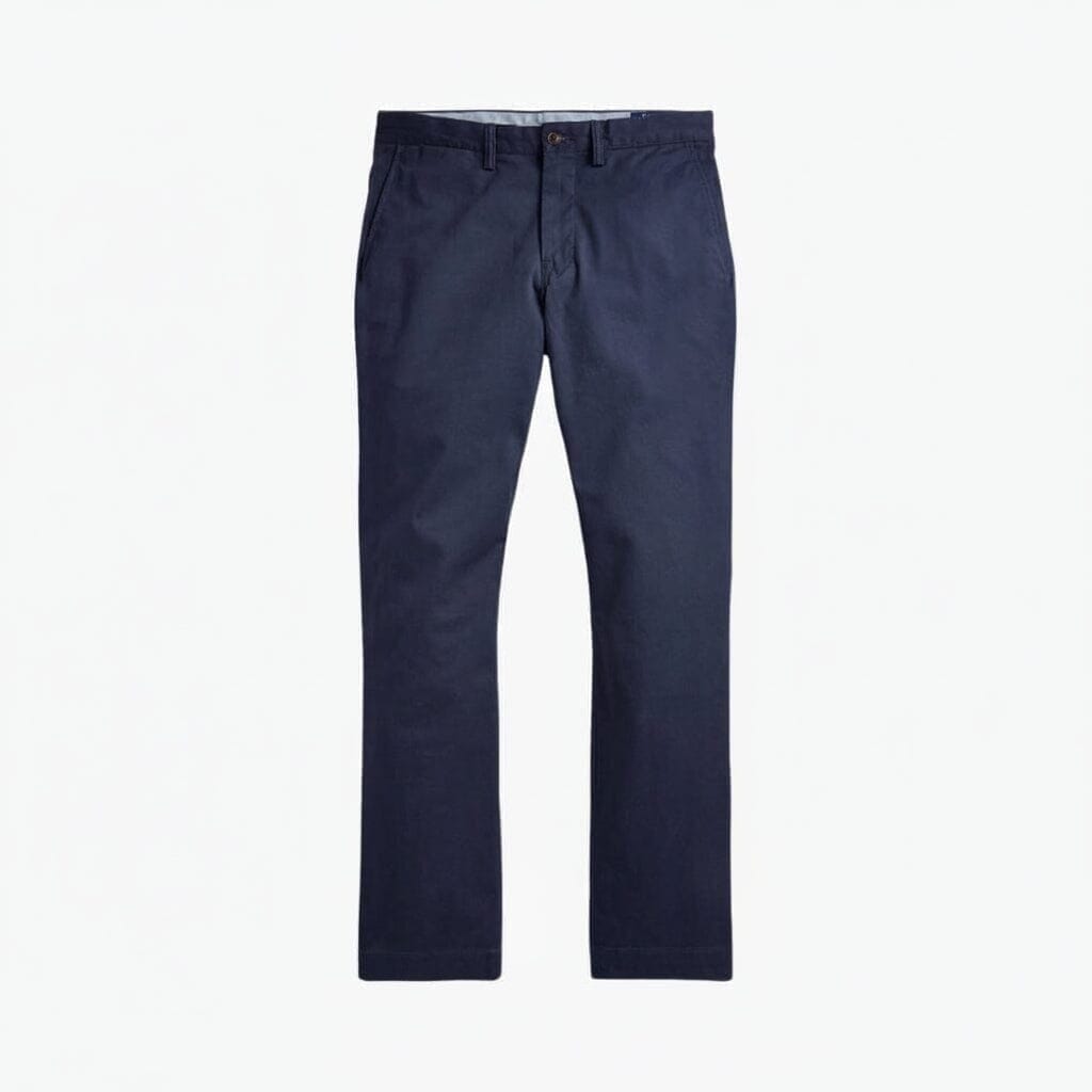 Bedford Chino-Hose Aus Gewaschenem Baumwoll-Stretch Vandhlr Marineblau 28 