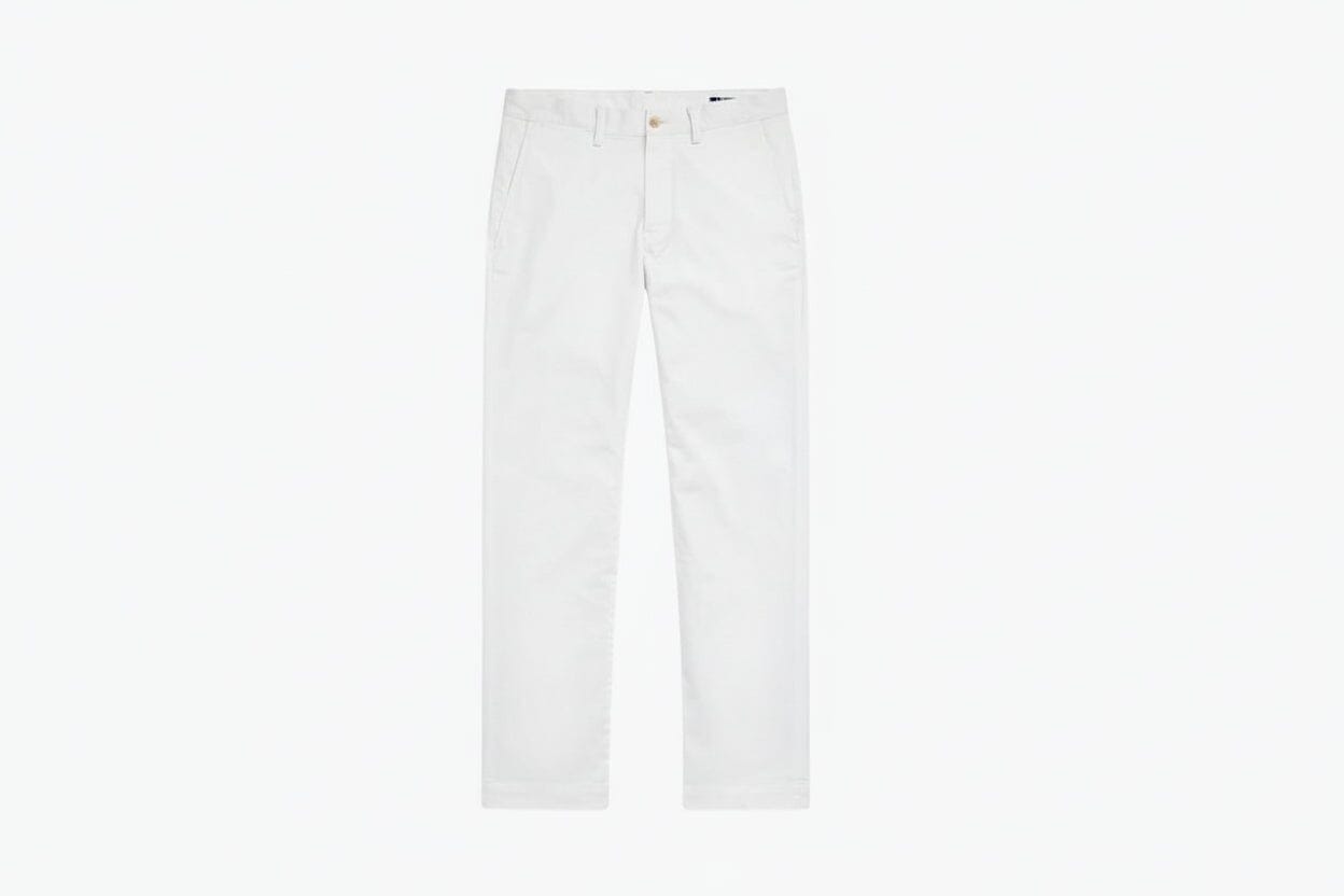 Bedford Chino-Hose Aus Gewaschenem Baumwoll-Stretch Vandhlr Weiß 28 