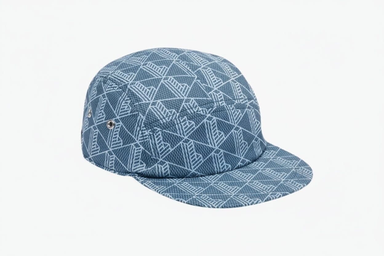Bedruckte Twill Jockey Kappe Vandhlr Blau 