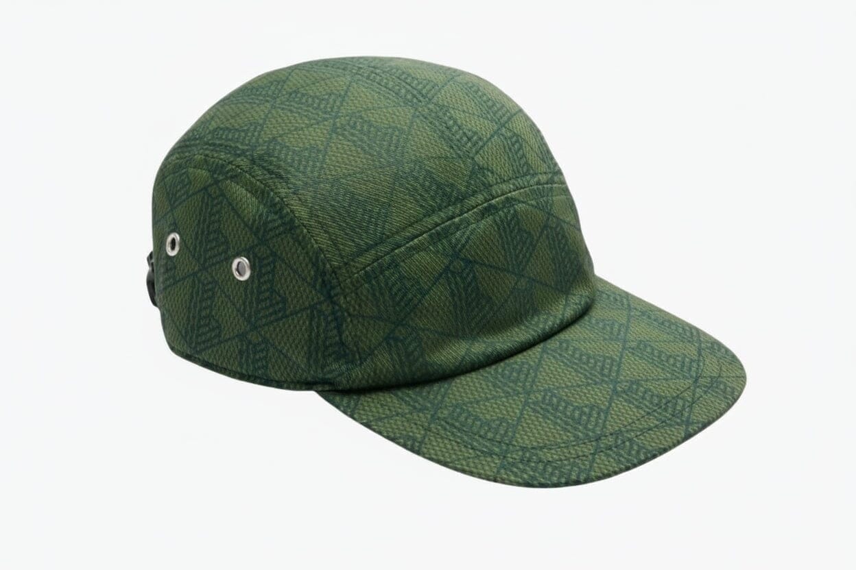 Bedruckte Twill Jockey Kappe Vandhlr Grün 