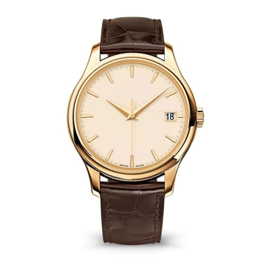 Calatrava 5227J-001 Gelbgold Mit Elfenbeinfarbenem Zifferblatt Vandhlr 