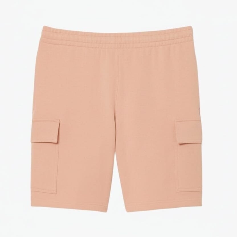 Cargo-Shorts Aus Baumwoll-Fleece Vandhlr Rosabeige S 