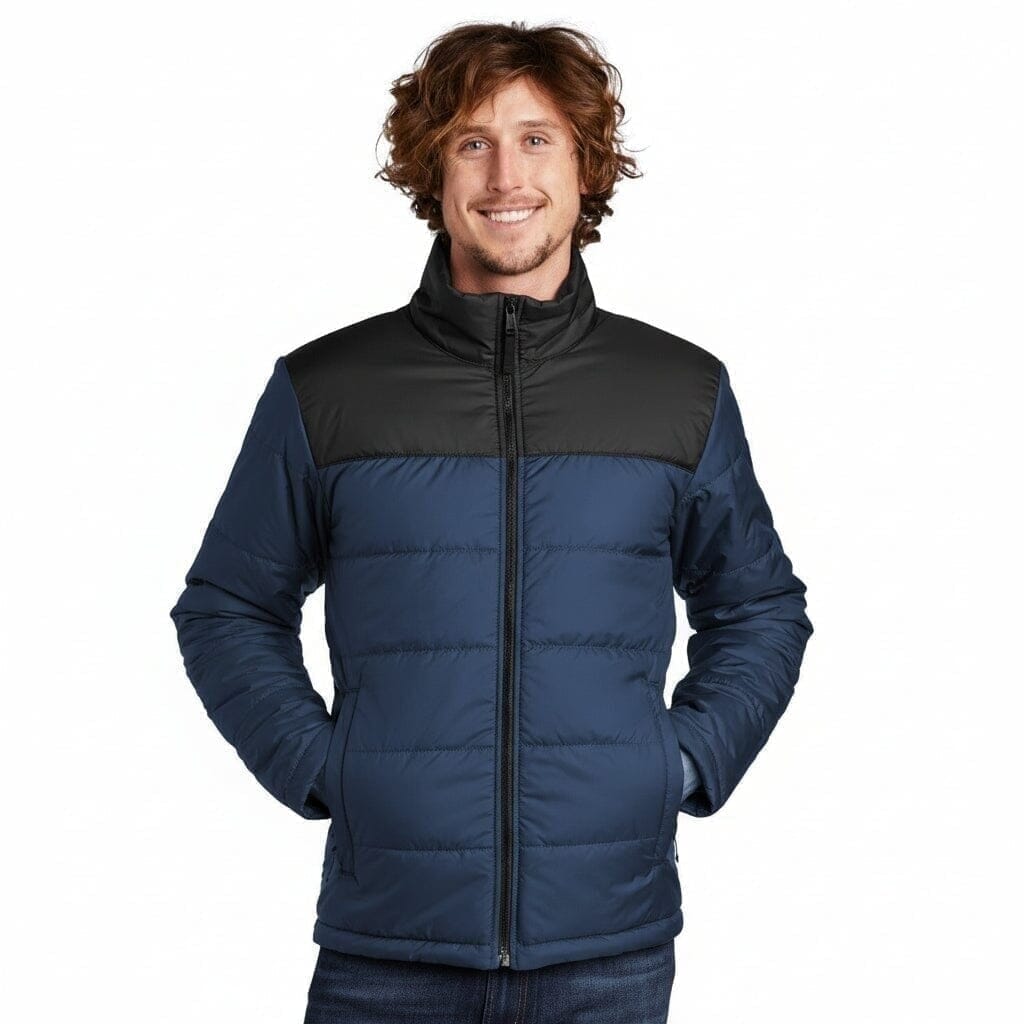 Chest Logo Everyday Isolierte Jacke Vandhlr Schattiges Blau S 
