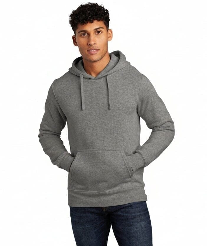 Chest Logo Pullover Hoodie Vandhlr Mittelgrau Meliert S 