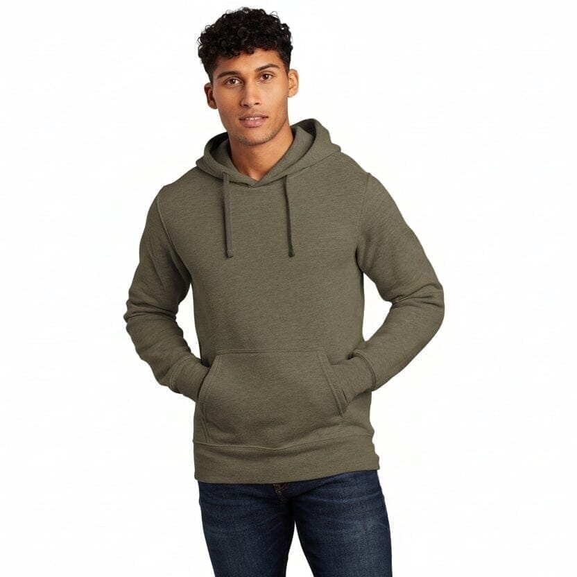 Chest Logo Pullover Hoodie Vandhlr Neues Taupe Grün Meliert S 