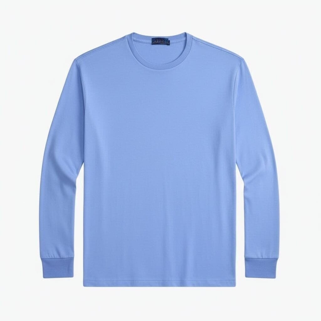 Classic Fit Rundhals T-SHIRT Aus Weicher Baumwolle Vandhlr Blau S 