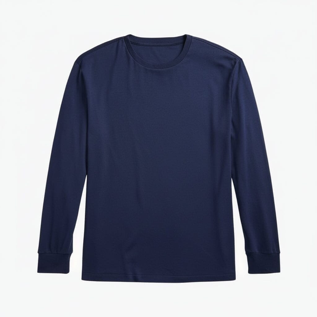 Classic Fit Rundhals T-SHIRT Aus Weicher Baumwolle Vandhlr Marineblau S 
