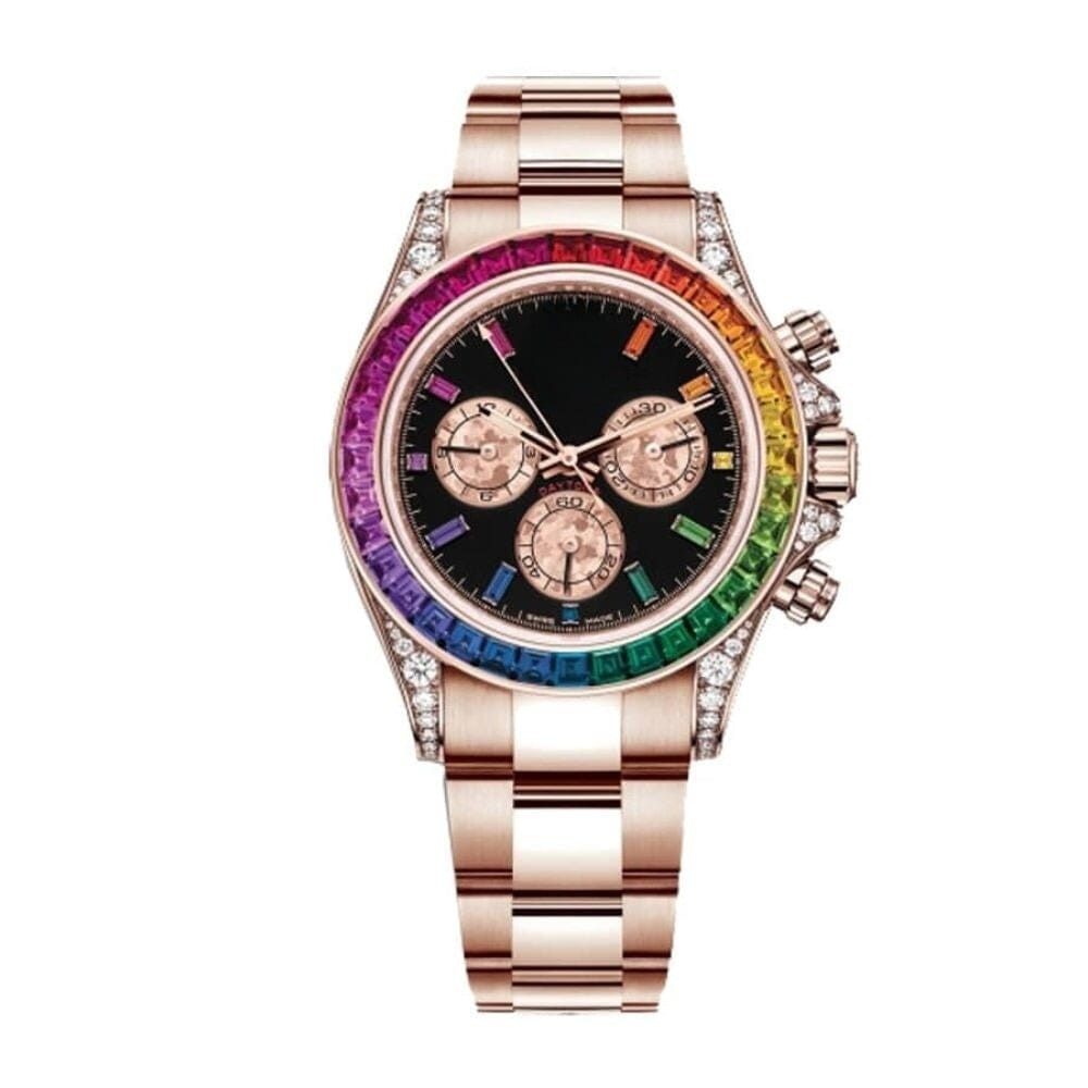 Cosmograph Daytona 116595 RBOW-0001 - Regenbogen Roségold Luxusuhr Vandhlr 
