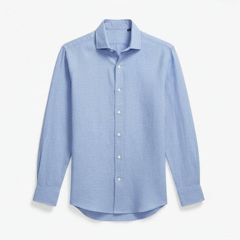 Custom Fit Leinenhemd Vandhlr Blau Weiß S 