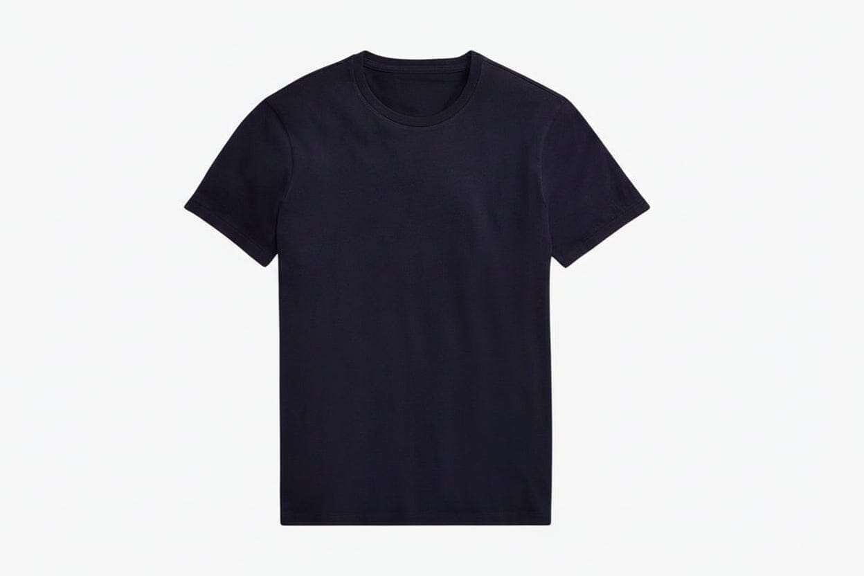 Custom Slim Fit Jersey Rundhals T-SHIRT Vandhlr Marineblau S 