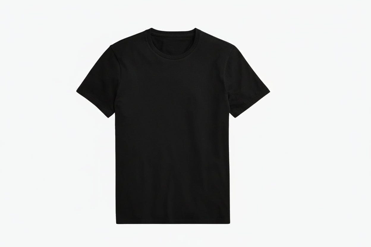 Custom Slim Fit Jersey Rundhals T-SHIRT Vandhlr Schwarz S 