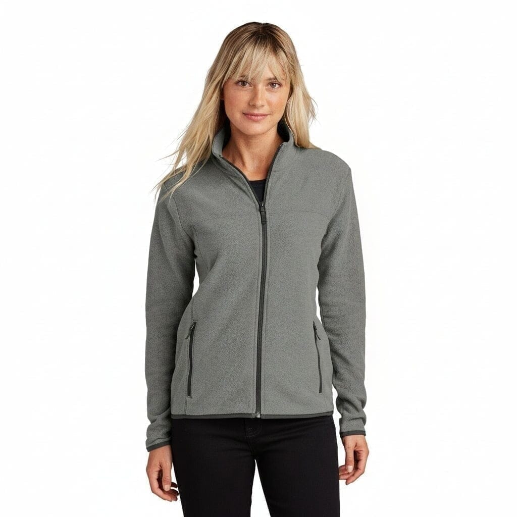 Damen Glacier Fleecejacke Mit Reißverschluss Vandhlr Medium Grey Heather S 