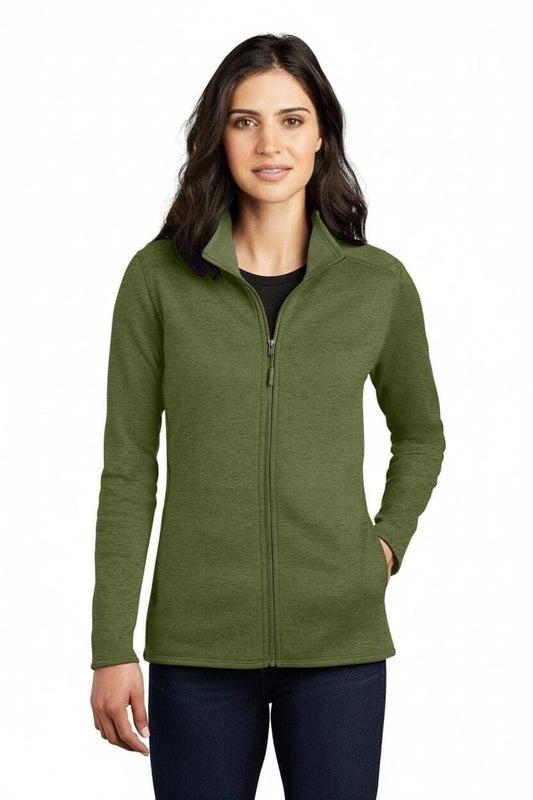 Damen Skyline Fleecejacke Mit Reißverschluss Vandhlr Kleeblatt Meliert S 