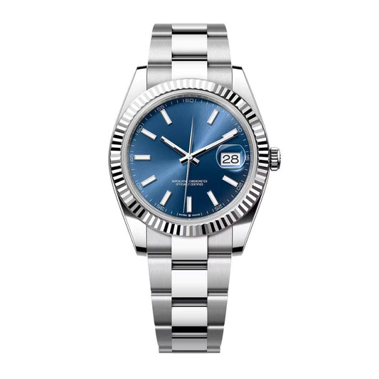 Datejust 126334 - Blaues Zifferblatt, Oyster-Armband, 41mm Vandhlr 