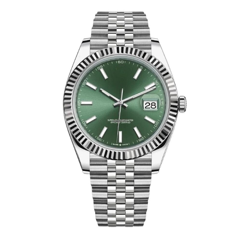 Datejust Grünes Zifferblatt Jubilee Armband 41mm Vandhlr 