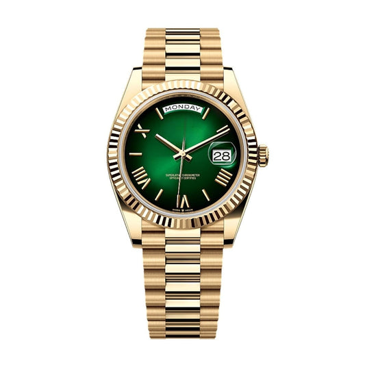 Day-Date 228238 "green Ombre" Herrenuhr Vandhlr 