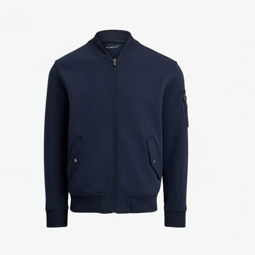 Doppelstrick Bomberjacke Vandhlr College Navy S 