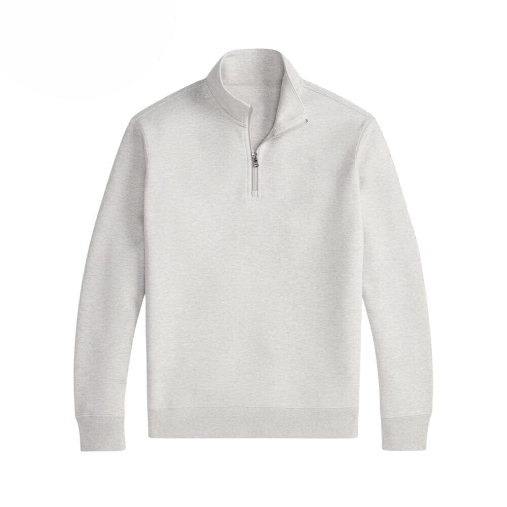 Doppelstrick Stehkragen Pullover Mit Viertelreißverschluss Vandhlr Marineblau S 