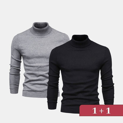 Double Elegance Rollkragenpullover – Kaufe 1, Erhalte 1 Gratis Vandhlr 