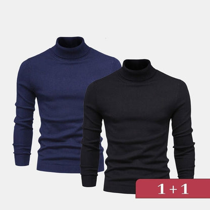 Double Elegance Rollkragenpullover – Kaufe 1, Erhalte 1 Gratis Vandhlr 