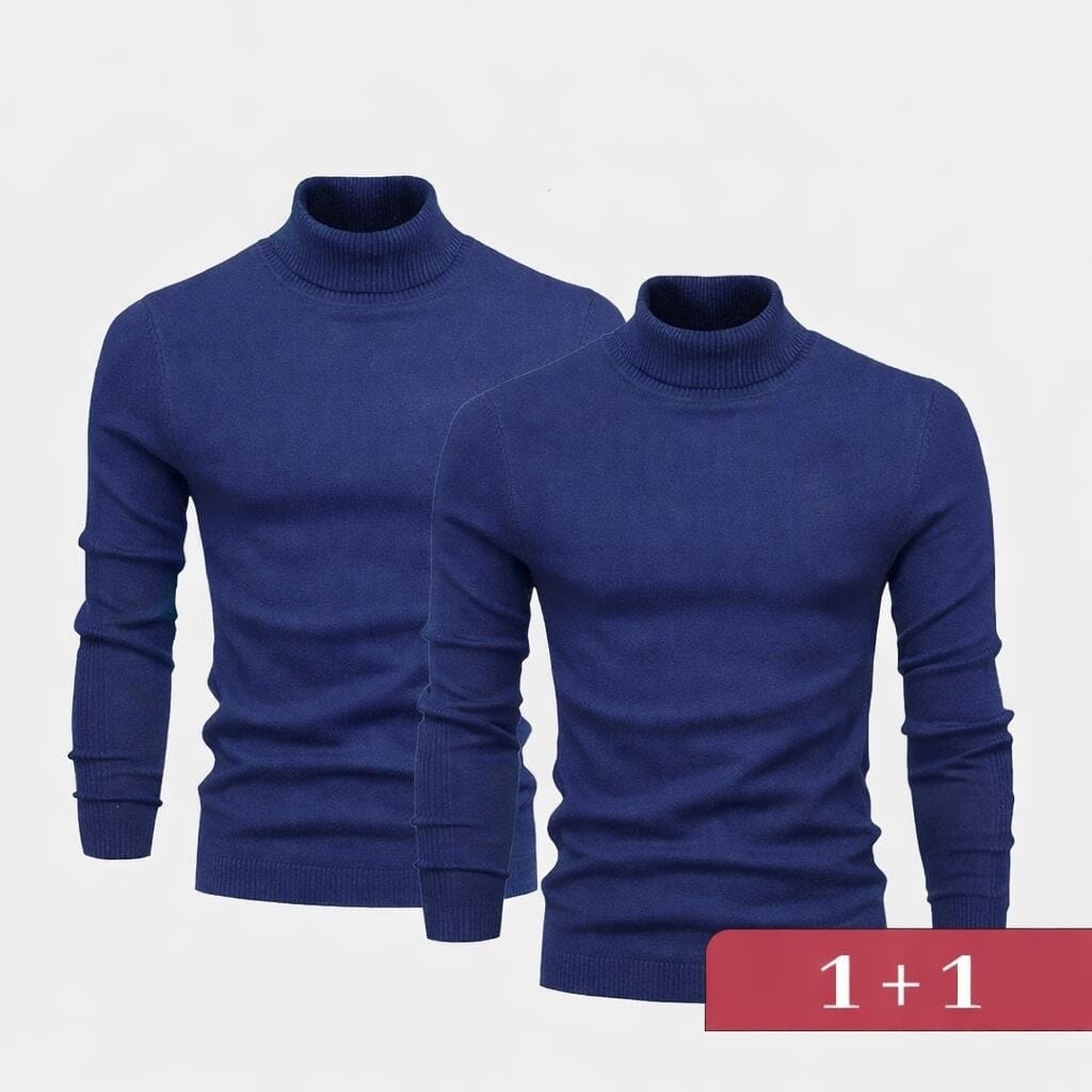 Double Elegance Rollkragenpullover – Kaufe 1, Erhalte 1 Gratis Vandhlr 