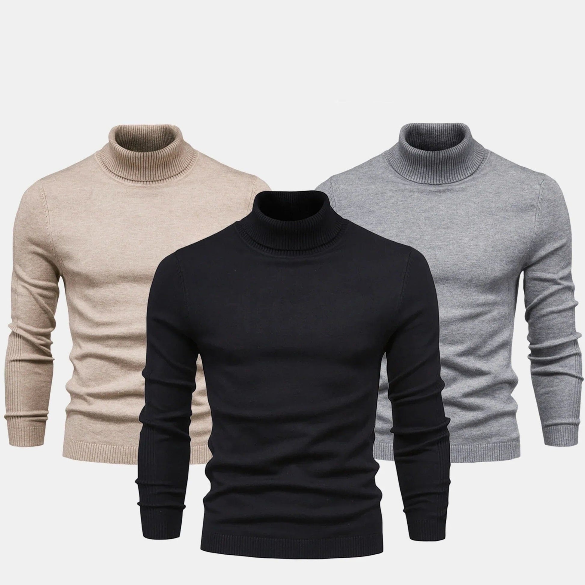 Double Elegance Rollkragenpullover – Kaufe 1, Erhalte 1 Gratis Vandhlr 