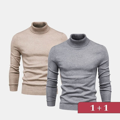 Double Elegance Rollkragenpullover – Kaufe 1, Erhalte 1 Gratis Vandhlr 