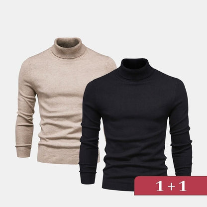 Double Elegance Rollkragenpullover – Kaufe 1, Erhalte 1 Gratis Vandhlr 