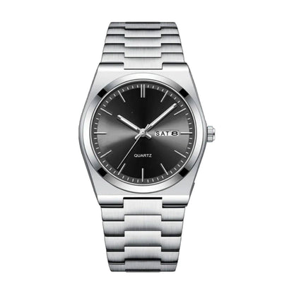 Essenza 40mm Uhr - Wasserdicht | Edelstahl Vandhlr Silber Schwarz 