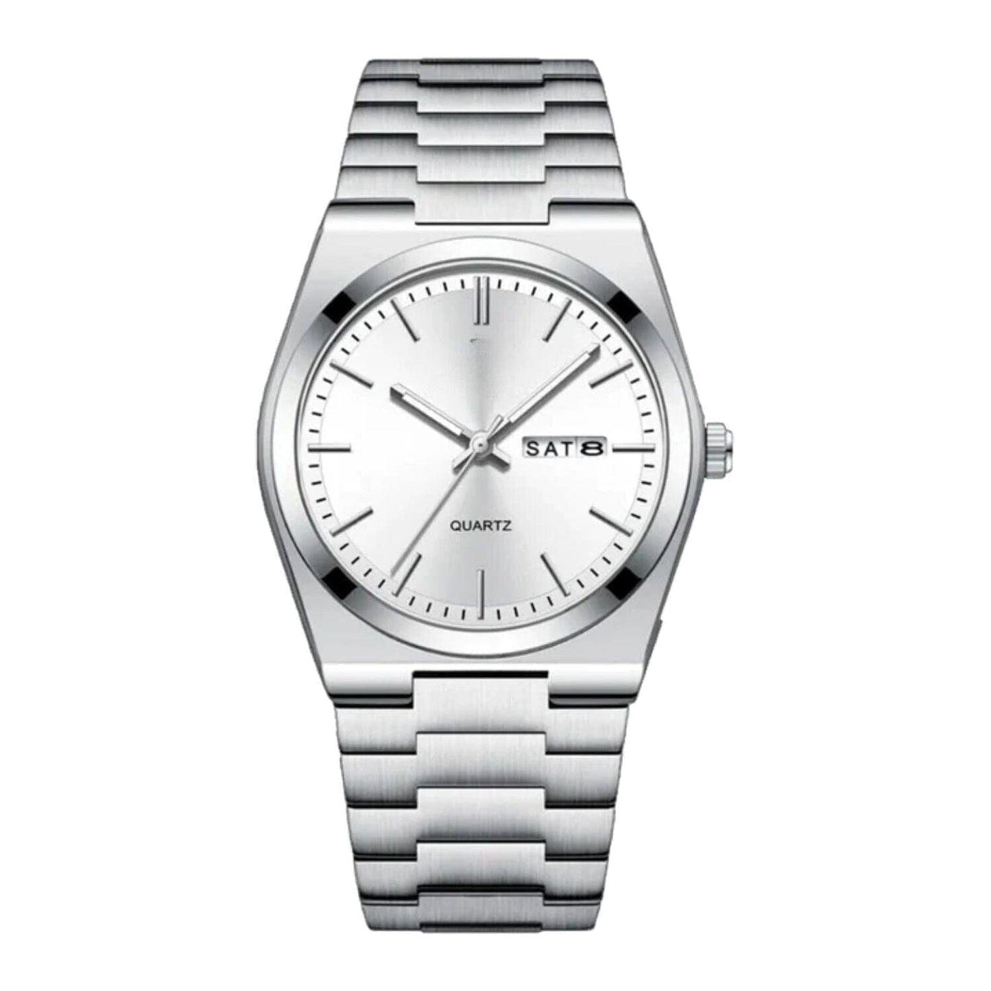 Essenza 40mm Uhr - Wasserdicht | Edelstahl Vandhlr Silber Weiß 