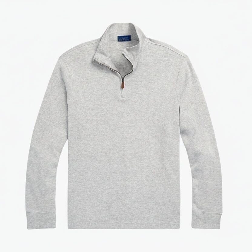 Estate-Rib Pullover Mit Viertel-Reißverschluss Vandhlr Andover Meliert S 