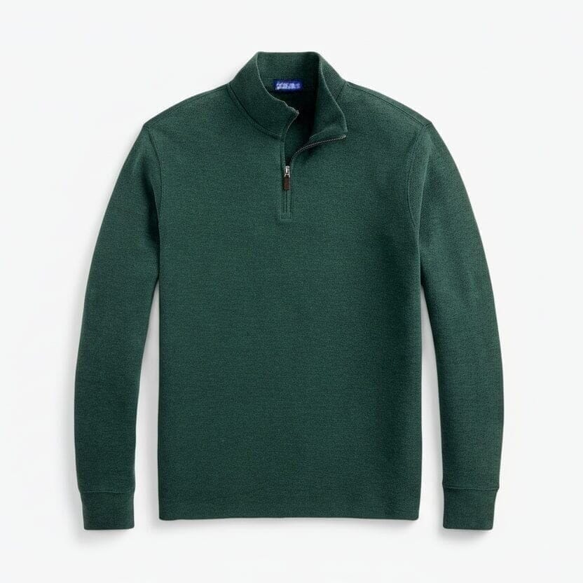 Estate-Rib Pullover Mit Viertel-Reißverschluss Vandhlr Marineblau S 