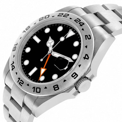 Explorer II 216570 "schwarzes Zifferblatt" 42mm Vandhlr 