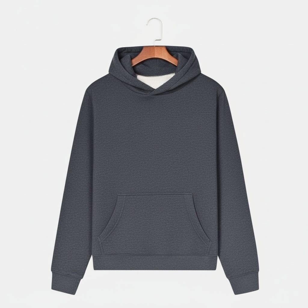 Felpa Essential Shirt - Premium Baumwoll-Sweatshirt Vandhlr Dunkelgrau S 